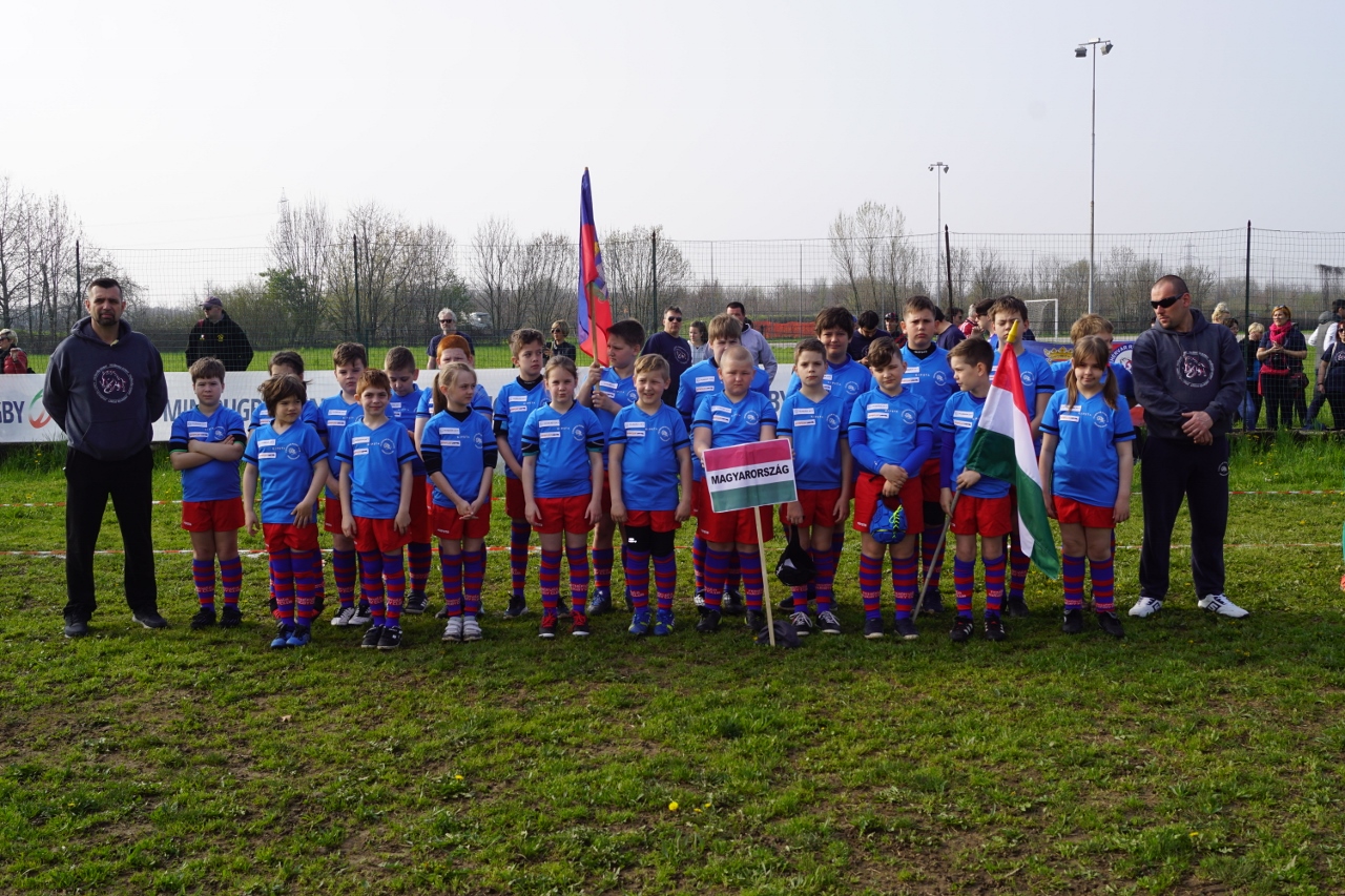 Nemzetközi tornán jártak Olaszországban a Fehérvár Rugby Club fiataljai